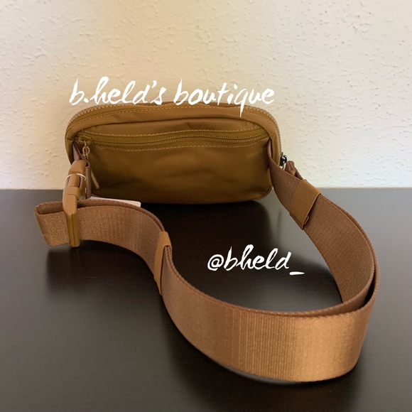 lululemon Everywhere Belt Bag *Extended Strap in Burnt Caramel Brown OS New NWT - Picture 6 of 15